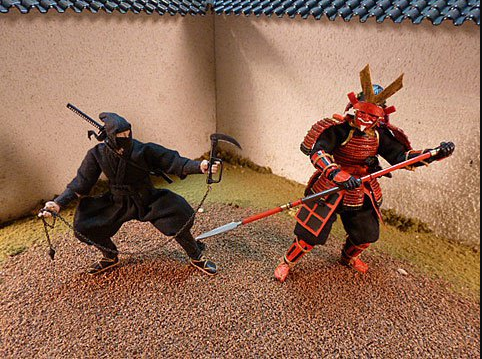 samuari vs ninja 